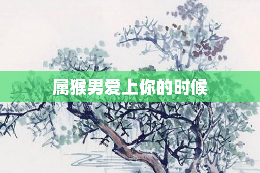 属猴男爱上你的时候