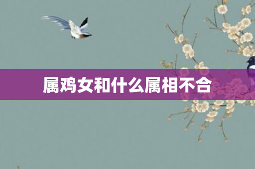 属鸡女和什么属相不合