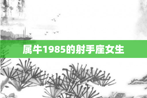 属牛1985的射手座女生