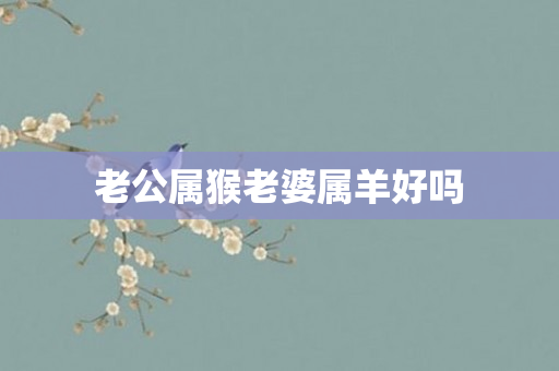 老公属猴老婆属羊好吗