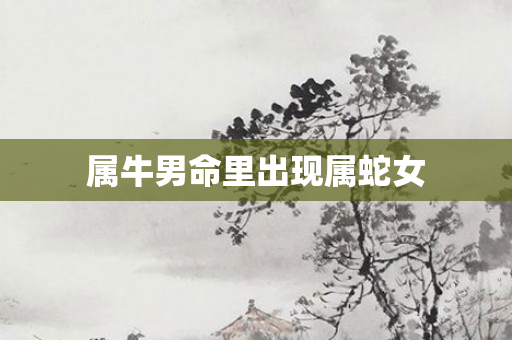 属牛男命里出现属蛇女