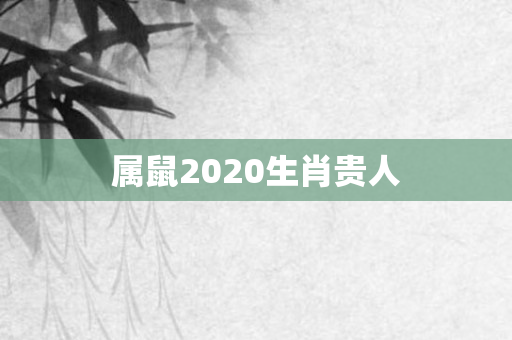 属鼠2020生肖贵人