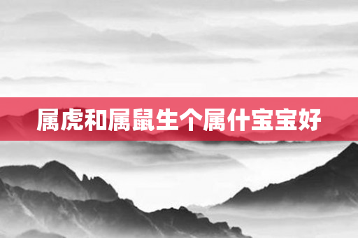 属虎和属鼠生个属什宝宝好