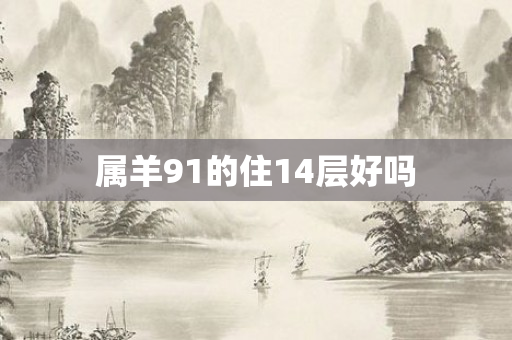 属羊91的住14层好吗