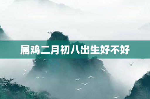 属鸡二月初八出生好不好