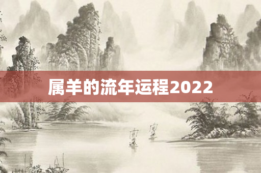 属羊的流年运程2022