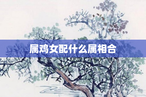 属鸡女配什么属相合