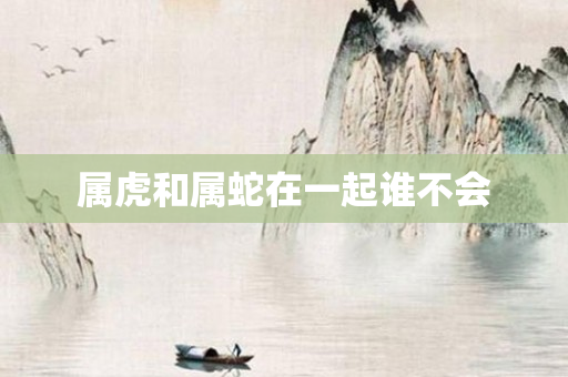 属虎和属蛇在一起谁不会