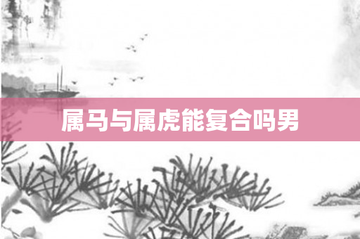 属马与属虎能复合吗男