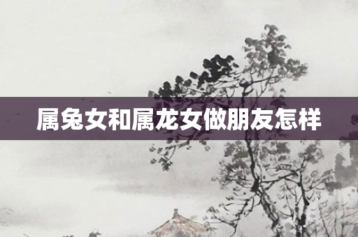 属兔女和属龙女做朋友怎样