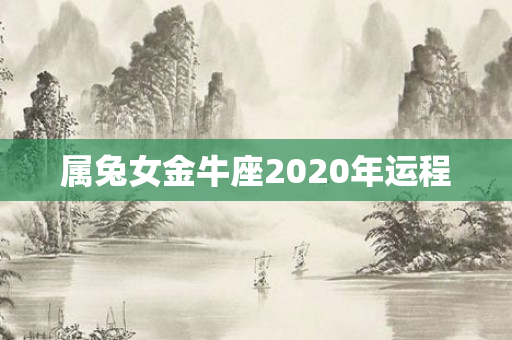 属兔女金牛座2020年运程