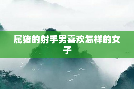 属猪的射手男喜欢怎样的女子
