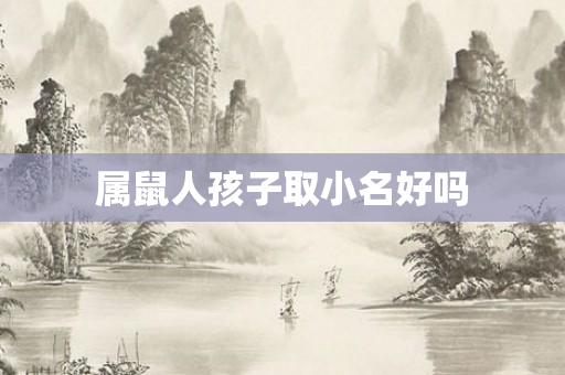 属鼠人孩子取小名好吗