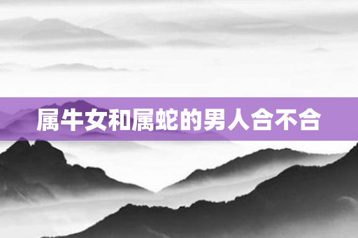 属牛女和属蛇的男人合不合