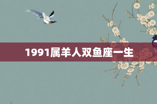 1991属羊人双鱼座一生