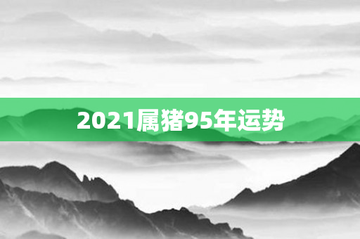 2021属猪95年运势