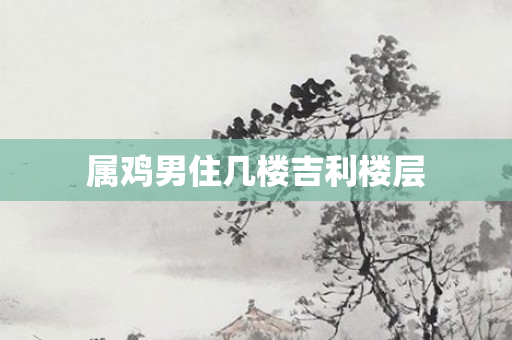 属鸡男住几楼吉利楼层