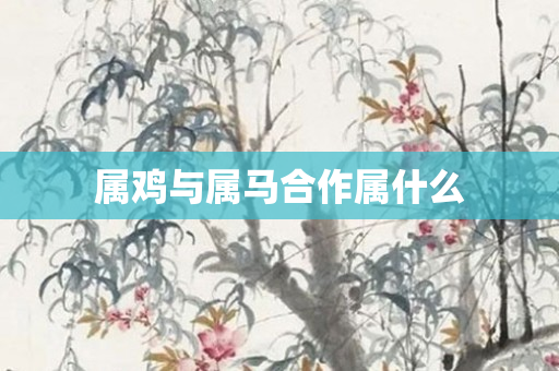 属鸡与属马合作属什么