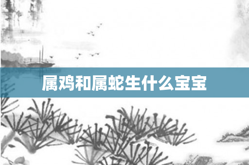 属鸡和属蛇生什么宝宝