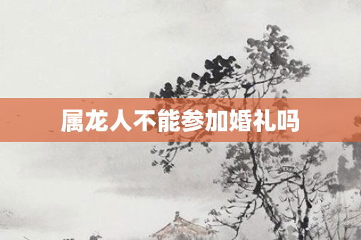 属龙人不能参加婚礼吗