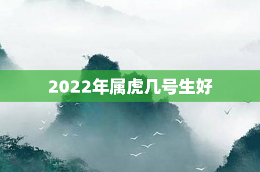 2022年属虎几号生好