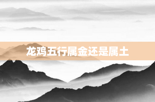 龙鸡五行属金还是属土