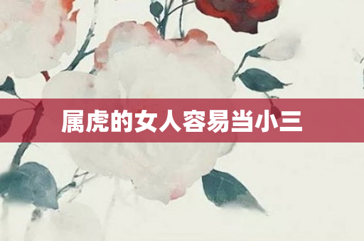 属虎的女人容易当小三