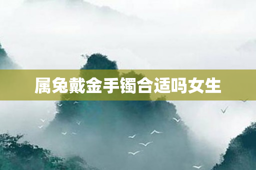 属兔戴金手镯合适吗女生
