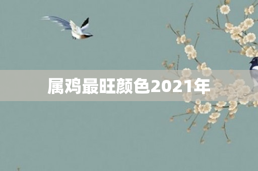 属鸡最旺颜色2021年