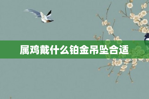 属鸡戴什么铂金吊坠合适