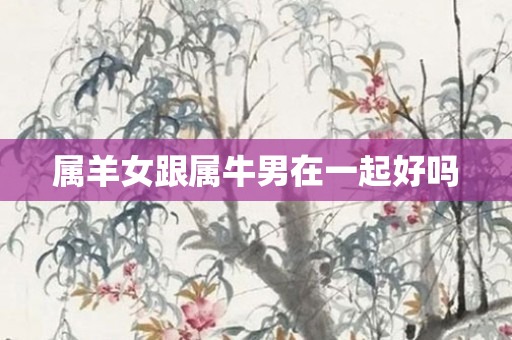 属羊女跟属牛男在一起好吗