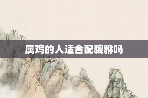 属鸡的人适合配貔貅吗