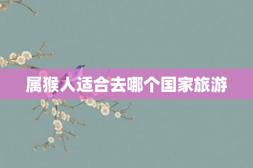 属猴人适合去哪个国家旅游