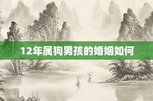 12年属狗男孩的婚姻如何