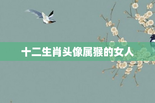 十二生肖头像属猴的女人