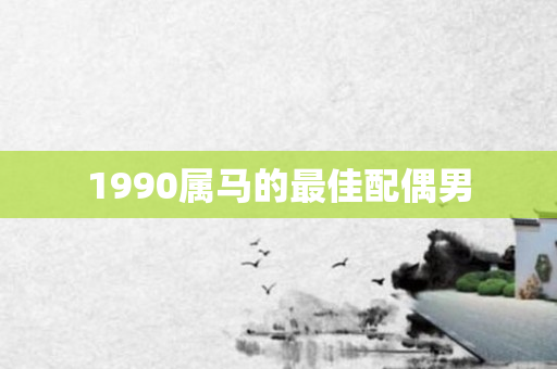 1990属马的更佳配偶男
