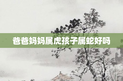 爸爸妈妈属虎孩子属蛇好吗