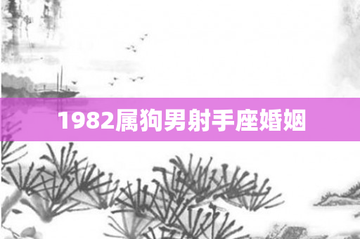 1982属狗男射手座婚姻
