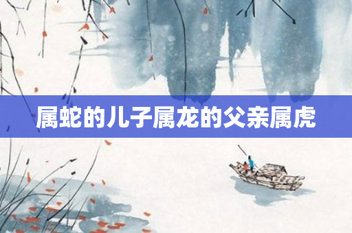 属蛇的儿子属龙的父亲属虎