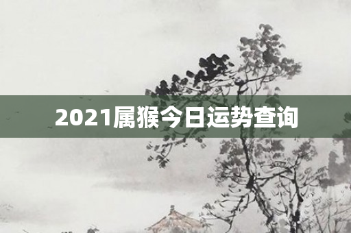 2021属猴今日运势查询