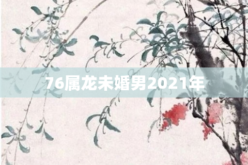 76属龙未婚男2021年