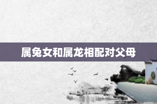 属兔女和属龙相配对父母