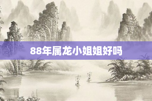 88年属龙 *** 姐好吗