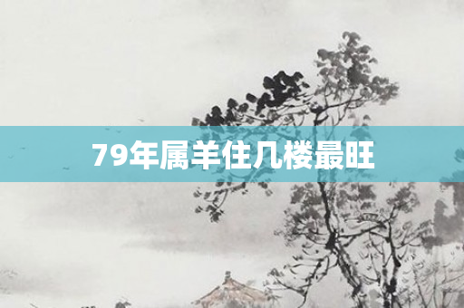 79年属羊住几楼最旺