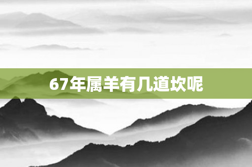 67年属羊有几道坎呢