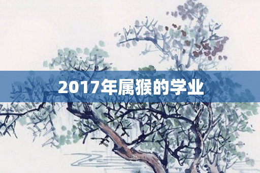 2017年属猴的学业