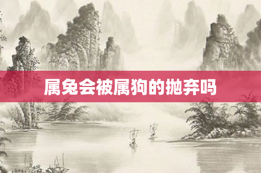属兔会被属狗的抛弃吗