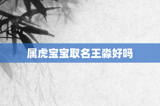 属虎宝宝取名王淼好吗