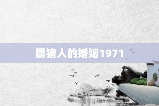 属猪人的婚姻1971