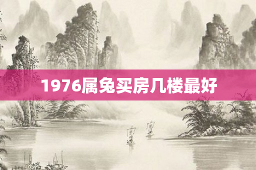 1976属兔买房几楼更好
